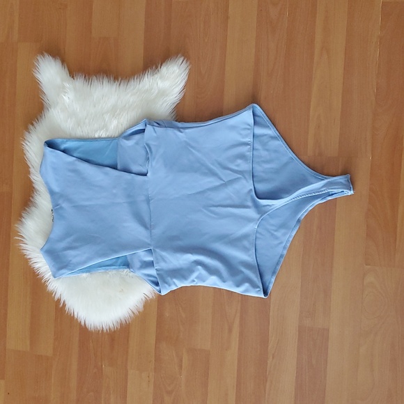 Anthropologie intimately free people blue bodysuit sz Large - Picture 8 of 8